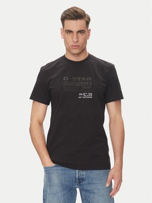 G-Star Raw - T-shirt męski młodzieżowy ze sklepu: MODIVO w kategorii: T-shirty męskie - zdjęcie WP-EBWP-BKLVO-LN0_0000305382948