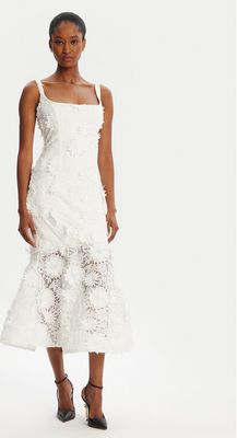Sukienka elegancka Bardot ze sklepu: MODIVO w kategorii: Sukienki - zdjęcie WP-EBWP-BKLVO-LN0_0000305419989