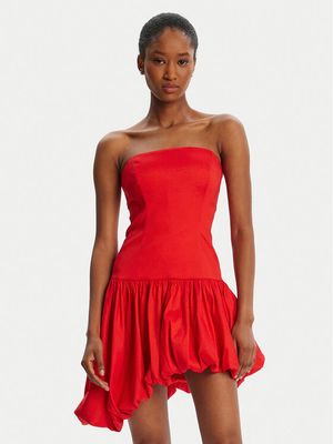 Sukienka elegancka Bardot ze sklepu: MODIVO w kategorii: Sukienki - zdjęcie WP-EBWP-BKLVO-LN0_0000305421074