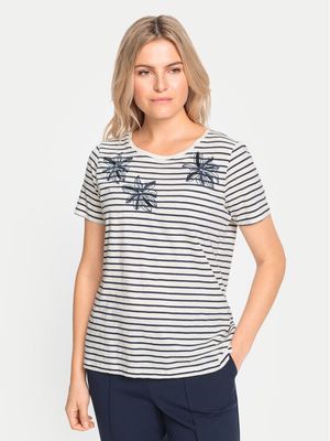 Bluzka damska casual Olsen ze sklepu: MODIVO w kategorii: Bluzki damskie - zdjęcie WP-EBWP-BKLVO-LN0_0000305438492