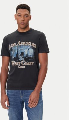 T-shirt męski na wiosnę Guess ze sklepu: MODIVO w kategorii: T-shirty męskie - zdjęcie WP-EBWP-BKLVO-LN0_0000305455932