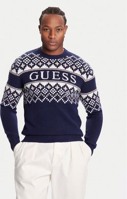 Sweter męski na jesień Guess ze sklepu: MODIVO w kategorii: Swetry męskie - zdjęcie WP-EBWP-BKLVO-LN0_0000305456809