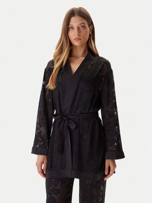 Guess - Szlafrok damski casual ze sklepu: MODIVO w kategorii: Szlafroki damskie - zdjęcie WP-EBWP-BKLVO-LN0_0000305457509