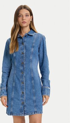 Sukienka casualowa Guess Jeans ze sklepu: MODIVO w kategorii: Sukienki - zdjęcie WP-EBWP-BKLVO-LN0_0000305461858