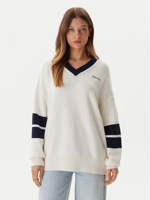 Sweter damski jesienny Guess Jeans ze sklepu: MODIVO w kategorii: Swetry damskie - zdjęcie WP-EBWP-BKLVO-LN0_0000305463883