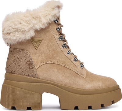 Guess - Botki jesienne ze sklepu: MODIVO w kategorii: Botki - zdjęcie WP-EBWP-BKLVO-LN0_0000305475183