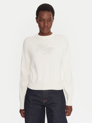 Sweter damski na zimę HUGO ze sklepu: MODIVO w kategorii: Swetry damskie - zdjęcie WP-EBWP-BKLVO-LN0_0000305478382