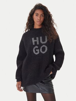 Sweter damski na zimę HUGO ze sklepu: MODIVO w kategorii: Swetry damskie - zdjęcie WP-EBWP-BKLVO-LN0_0000305478702