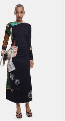 Sukienka Desigual ze sklepu: MODIVO w kategorii: Sukienki - zdjęcie WP-EBWP-BKLVO-LN0_0000305490315