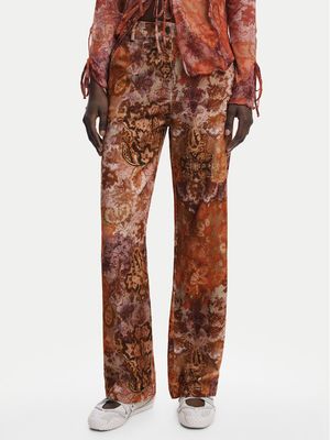Spodnie damskie w stylu boho Desigual ze sklepu: MODIVO w kategorii: Spodnie damskie - zdjęcie WP-EBWP-BKLVO-LN0_0000305491275