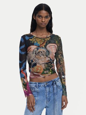 Bluzka damska jesienna Desigual ze sklepu: MODIVO w kategorii: Bluzki damskie - zdjęcie WP-EBWP-BKLVO-LN0_0000305491329