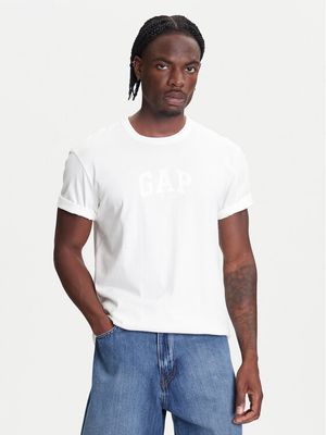 Gap - T-shirt męski z napisami ze sklepu: MODIVO w kategorii: T-shirty męskie - zdjęcie WP-EBWP-BKLVO-LN0_0000305501998