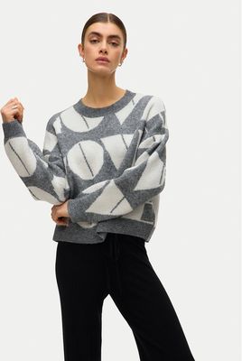 Sweter damski młodzieżowy Vero Moda ze sklepu: MODIVO w kategorii: Swetry damskie - zdjęcie WP-EBWP-BKLVO-LN0_0000305541017