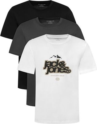 T-shirt męski casual Jack & Jones ze sklepu: MODIVO w kategorii: T-shirty męskie - zdjęcie WP-EBWP-BKLVO-LN0_0000305549662