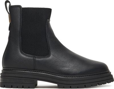Botki jesienne Tommy Hilfiger ze sklepu: MODIVO w kategorii: Botki - zdjęcie WP-EBWP-BKLVO-LN0_0000305551030