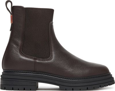 Botki jesienne Tommy Hilfiger ze sklepu: MODIVO w kategorii: Botki - zdjęcie WP-EBWP-BKLVO-LN0_0000305551054