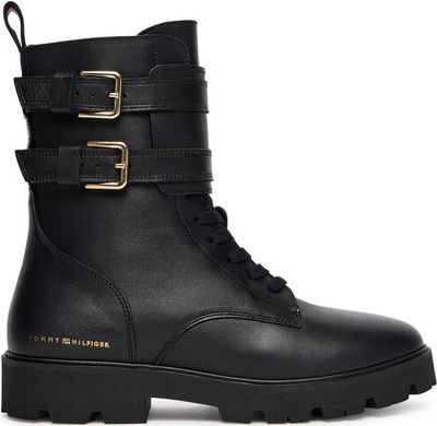Botki jesienne Tommy Hilfiger ze sklepu: MODIVO w kategorii: Botki - zdjęcie WP-EBWP-BKLVO-LN0_0000305551924