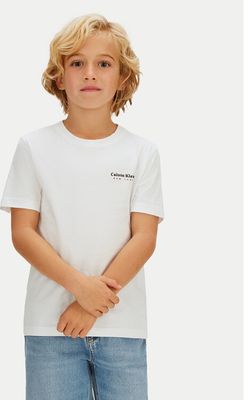 T-shirt chłopięce na lato wiosenny Calvin Klein Jeans ze sklepu: MODIVO w kategorii: T-shirty chłopięce - zdjęcie WP-EBWP-BKLVO-LN0_0000305560483