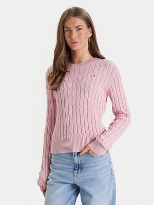 Sweter damski na zimę Tommy Hilfiger ze sklepu: MODIVO w kategorii: Swetry damskie - zdjęcie WP-EBWP-BKLVO-LN0_0000305561251