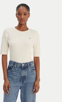 Bluzka damska na wiosnę Tommy Hilfiger ze sklepu: MODIVO w kategorii: Bluzki damskie - zdjęcie WP-EBWP-BKLVO-LN0_0000305561282