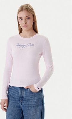 Bluzka damska casualowa Tommy Jeans ze sklepu: MODIVO w kategorii: Bluzki damskie - zdjęcie WP-EBWP-BKLVO-LN0_0000305563132