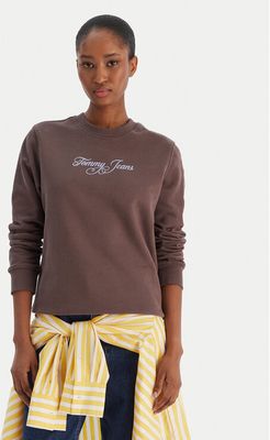 Bluza damska w stylu młodzieżowym Tommy Jeans ze sklepu: MODIVO w kategorii: Bluzy damskie - zdjęcie WP-EBWP-BKLVO-LN0_0000305563729