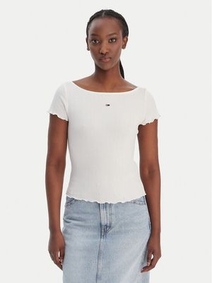 Tommy Jeans - Bluzka damska casual ze sklepu: MODIVO w kategorii: Bluzki damskie - zdjęcie WP-EBWP-BKLVO-LN0_0000305563880