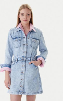 Sukienka Tommy Jeans ze sklepu: MODIVO w kategorii: Sukienki - zdjęcie WP-EBWP-BKLVO-LN0_0000305563965