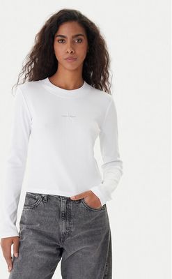 Bluzka damska na wiosnę Calvin Klein Jeans ze sklepu: MODIVO w kategorii: Bluzki damskie - zdjęcie WP-EBWP-BKLVO-LN0_0000305564689