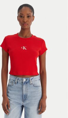 Bluzka damska wiosenna Calvin Klein Jeans ze sklepu: MODIVO w kategorii: Bluzki damskie - zdjęcie WP-EBWP-BKLVO-LN0_0000305564726