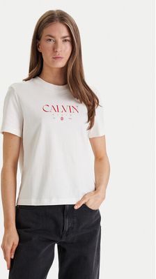 Bluzka damska w stylu młodzieżowym Calvin Klein Jeans ze sklepu: MODIVO w kategorii: Bluzki damskie - zdjęcie WP-EBWP-BKLVO-LN0_0000305564856