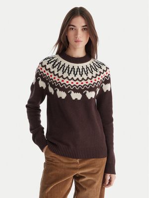 Sweter damski młodzieżowy na zimę Hunter ze sklepu: MODIVO w kategorii: Swetry damskie - zdjęcie WP-EBWP-BKLVO-LN0_0000305568564