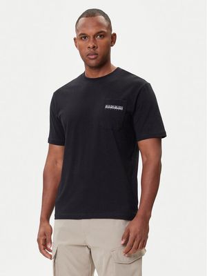 T-shirt męski Napapijri ze sklepu: MODIVO w kategorii: T-shirty męskie - zdjęcie WP-EBWP-BKLVO-LN0_0000305572141