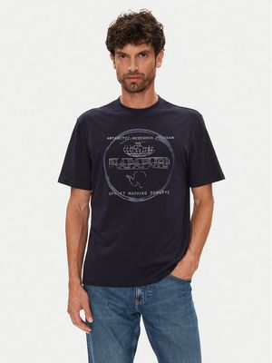 Napapijri - T-shirt męski młodzieżowy ze sklepu: MODIVO w kategorii: T-shirty męskie - zdjęcie WP-EBWP-BKLVO-LN0_0000305572172