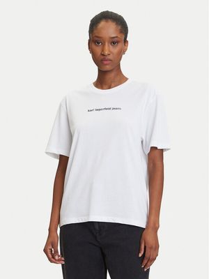 Karl Lagerfeld Jeans - Bluzka damska ze sklepu: MODIVO w kategorii: Bluzki damskie - zdjęcie WP-EBWP-BKLVO-LN0_0000305575807