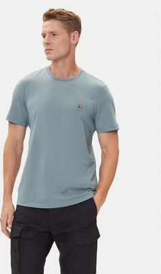 T-shirt męski na lato Parajumpers ze sklepu: MODIVO w kategorii: T-shirty męskie - zdjęcie WP-EBWP-BKLVO-LN0_0000305576354