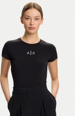 Bluzka damska w stylu młodzieżowym na wiosnę Armani Exchange ze sklepu: MODIVO w kategorii: Bluzki damskie - zdjęcie WP-EBWP-BKLVO-LN0_0000305581099