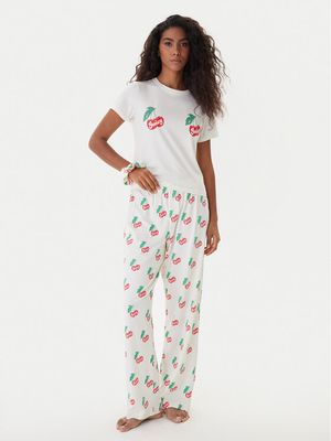 Piżama z nadrukami Juicy Couture ze sklepu: MODIVO w kategorii: Piżamy damskie - zdjęcie WP-EBWP-BKLVO-LN0_0000305589071
