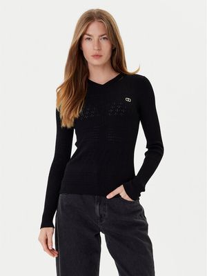 Sweter damski zimowy Twinset ze sklepu: MODIVO w kategorii: Swetry damskie - zdjęcie WP-EBWP-BKLVO-LN0_0000305592316