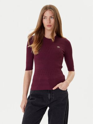 Sweter damski casualowy Twinset ze sklepu: MODIVO w kategorii: Swetry damskie - zdjęcie WP-EBWP-BKLVO-LN0_0000305592361