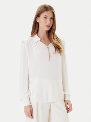 Bluzka damska casual na wiosnę Twinset ze sklepu: MODIVO w kategorii: Bluzki damskie - zdjęcie WP-EBWP-BKLVO-LN0_0000305592569