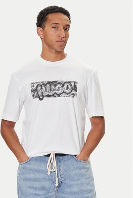 T-shirt męski letni HUGO ze sklepu: MODIVO w kategorii: T-shirty męskie - zdjęcie WP-EBWP-BKLVO-LN0_0000305599964