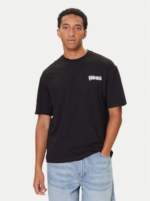 HUGO - T-shirt męski letni ze sklepu: MODIVO w kategorii: T-shirty męskie - zdjęcie WP-EBWP-BKLVO-LN0_0000305600028