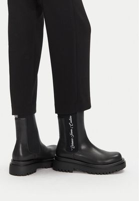 Botki jesienne Versace Jeans Couture ze sklepu: MODIVO w kategorii: Botki - zdjęcie WP-EBWP-BKLVO-LN0_0000305600448