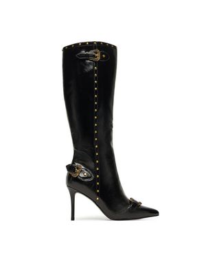Kozaki damskie na zimę Versace Jeans Couture ze sklepu: MODIVO w kategorii: Kozaki damskie - zdjęcie WP-EBWP-BKLVO-LN0_0000305600554