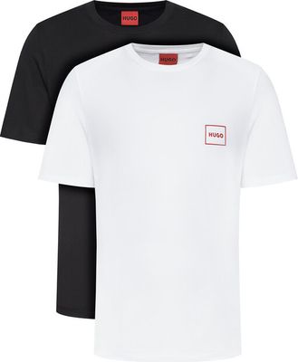 HUGO - T-shirt męski casual ze sklepu: MODIVO w kategorii: T-shirty męskie - zdjęcie WP-EBWP-BKLVO-LN0_0000305602824