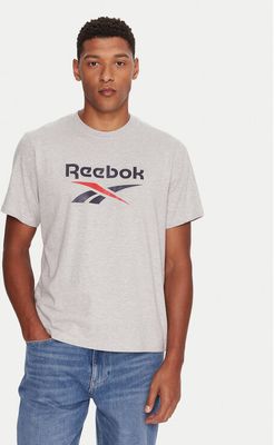 T-shirt męski z napisami Reebok ze sklepu: MODIVO w kategorii: T-shirty męskie - zdjęcie WP-EBWP-BKLVO-LN0_0000305628183
