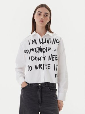 Koszula damska młodzieżowa Karl Lagerfeld Jeans ze sklepu: MODIVO w kategorii: Koszule damskie - zdjęcie WP-EBWP-BKLVO-LN0_0000305648440