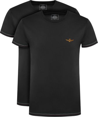 T-shirt męski casual Aeronautica Militare ze sklepu: MODIVO w kategorii: T-shirty męskie - zdjęcie WP-EBWP-BKLVO-LN0_0000305652621