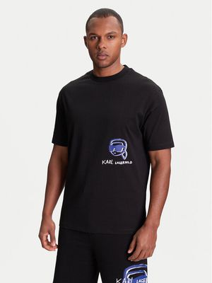 Karl Lagerfeld - T-shirt męski na lato ze sklepu: MODIVO w kategorii: T-shirty męskie - zdjęcie WP-EBWP-BKLVO-LN0_0000305653291